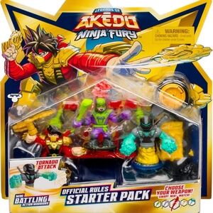 Ninja Fury Starter Pack - Multicolor Action Figures